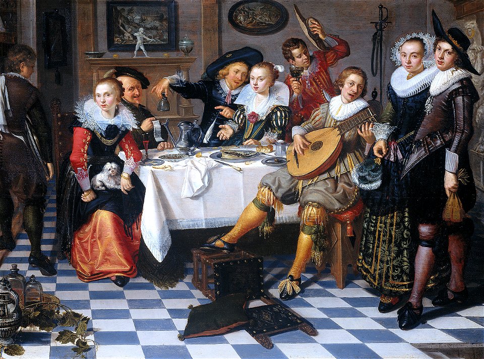 Isaac Elias A party 1629