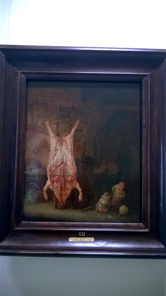 Isaac van Ostade - Slaughtered Pig 20171205
