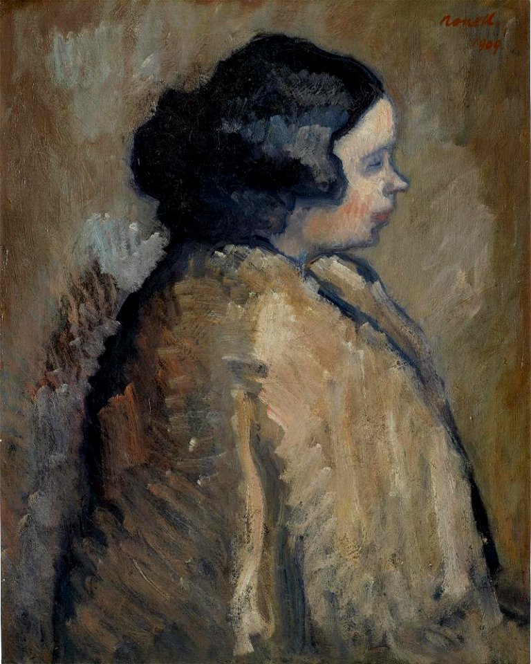 Isidre Nonell y Monturiol - La Roser (perfil) - LA1065 - Hispanic Society of America