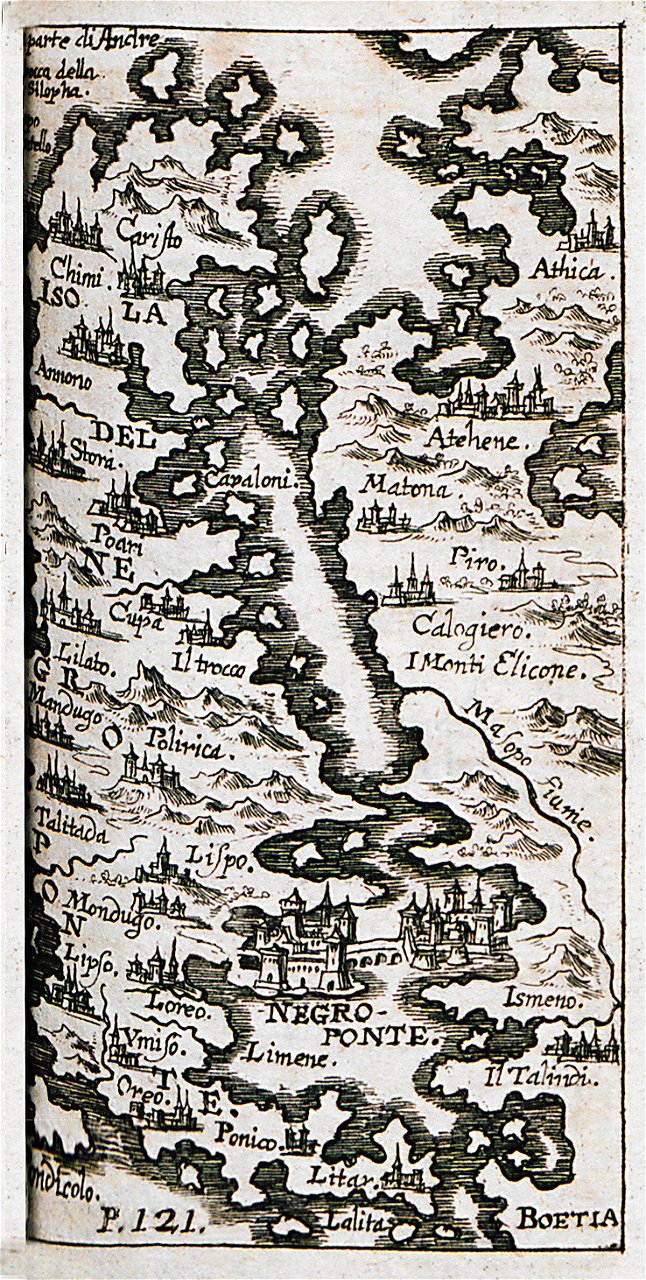 Isola del Negroponte - Sandrart Jacob Von - 1686