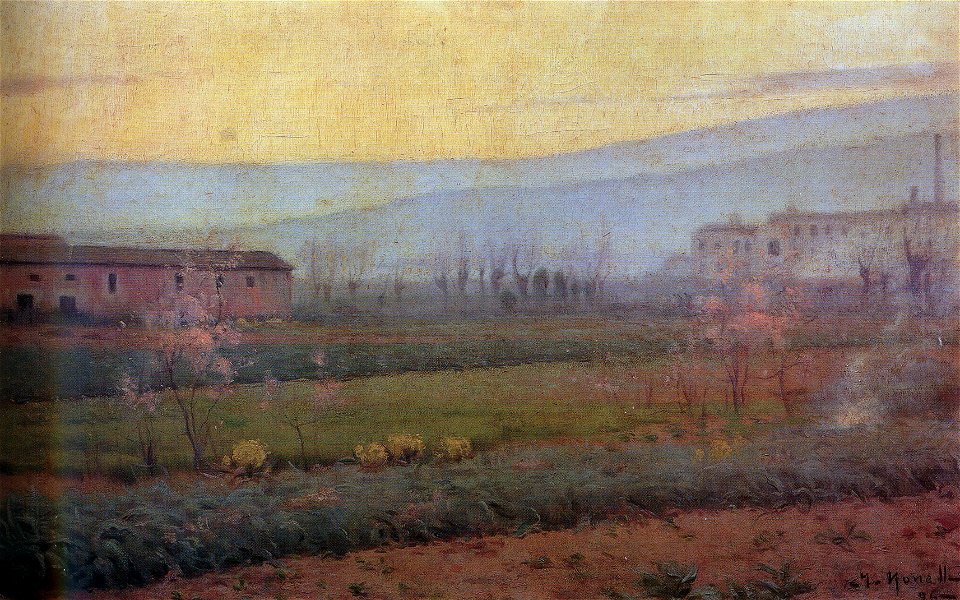 Isidre Nonell 1896 - Capvespre a Sant Martí de Provençals