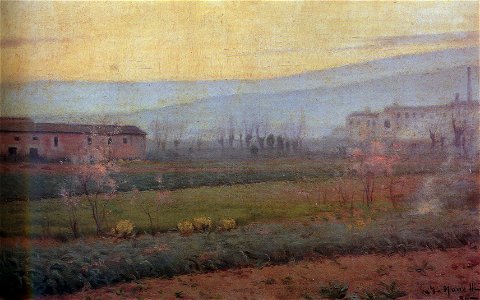 Isidre Nonell 1896 - Capvespre a Sant Martí de Provençals