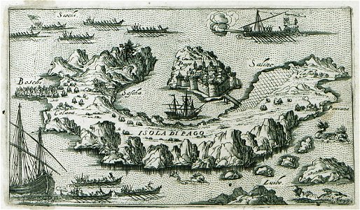 Isola di Pago - Rosaccio Giuseppe - 1598