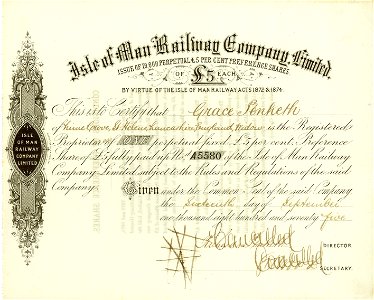 Isle of Man Railway 1875