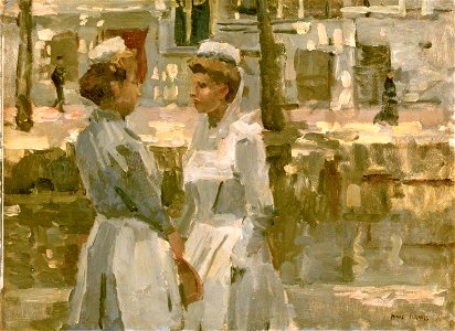 Isaac Israëls - Amsterdamse dienstmeisjes