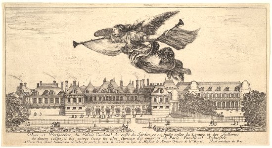 Israel Silvestre, View of the Palais Cardinal, 1650