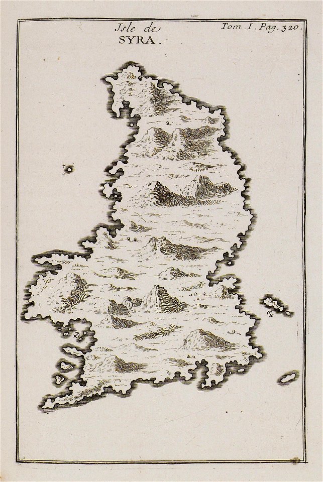 Isle de SYRA - Tournefort Joseph Pitton De - 1717