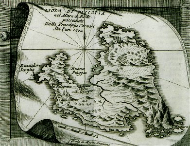 Isola di Piscopia - Coronelli Vincenzo Maria (padri) & Parissoti Antonio - 1688