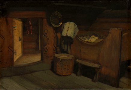 Olaf Isaachsen - Interior from Setesdal - NG.M.00446j - National Museum of Art, Architecture and Design