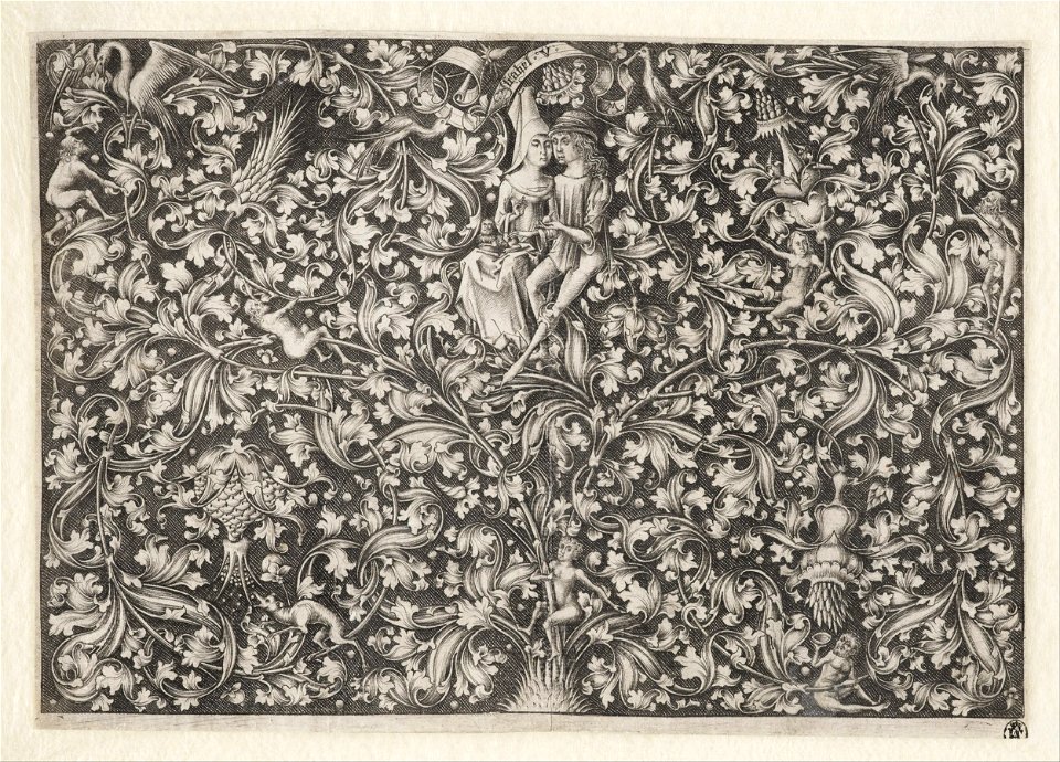 Israhel van Meckenem - Garden of Love - Google Art Project