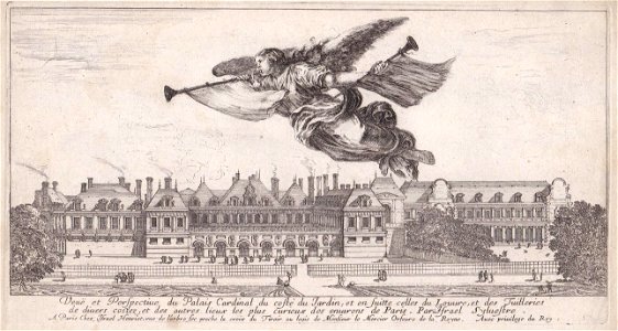 Israël Silvestre - Veue et perspective du Palais Cardinal