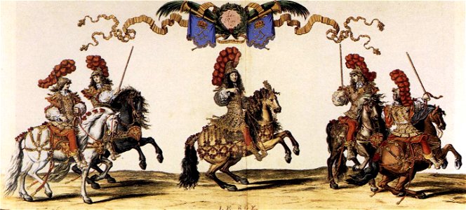 Israël Silvestre - Grand Cavalcade Given in Paris in 1662 - WGA21319