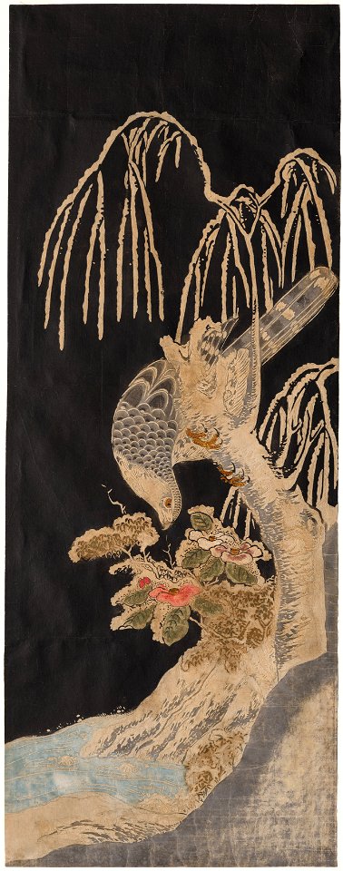 Isoda Koryūsai (Japanese, 1735–1790) - Falcon on a Willow - 1985.363 - Cleveland Museum of Art