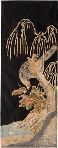 Isoda Koryūsai (Japanese, 1735–1790) - Falcon on a Willow - 1985.363 - Cleveland Museum of Art