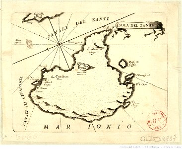 Isola del Zante - Coronelli Vincenzo - 1688