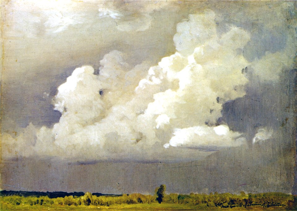 Issac Levitan, 1890 - Before the storm