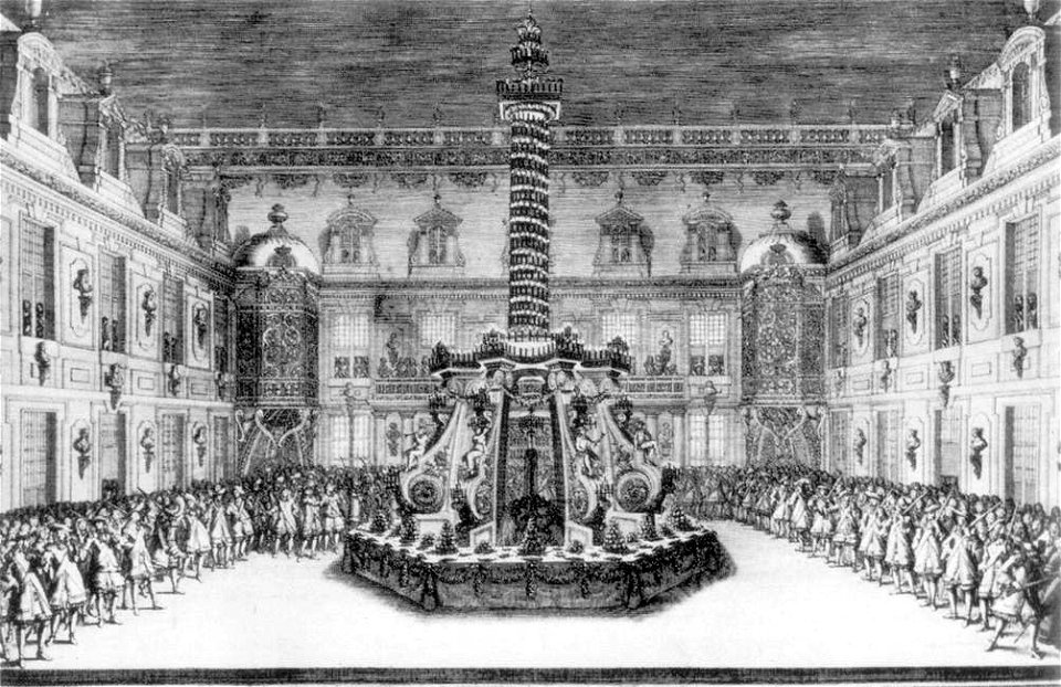Israël Silvestre - Cour de Marbre in Versailles - WGA21326