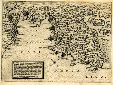Istria Sotto li dominio Veneto - Camocio Giovanni Francesco - 1574