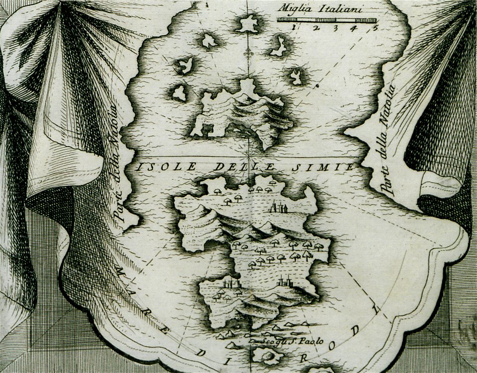 Isola delle Simie - Coronelli Vincenzo Maria (padri) & Parissoti Antonio - 1688