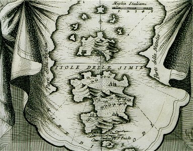 Isola delle Simie - Coronelli Vincenzo Maria (padri) & Parissoti Antonio - 1688