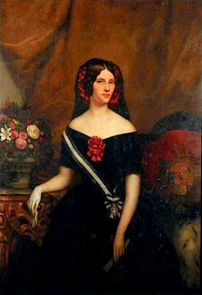 Isabel de Borbón 1852. Free illustration for personal and commercial use.