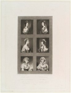 Isabella, Countess of Sefton; Charlotte Mordaunt; Maria, Duchess of Gloucester; Henrietta, Lady Morris; Elizabeth, Duchess of Devonshire; Lavinia, Countess Spencer by Sir Joshua Reynolds