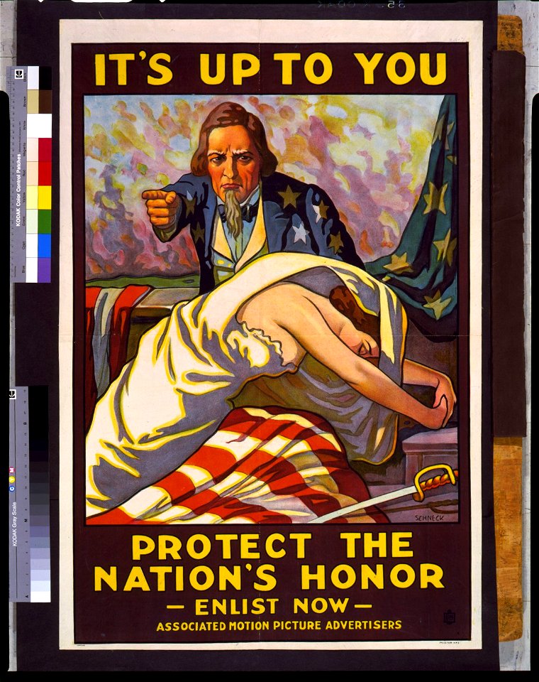 It's up to you-Protect the nation's honor, enlist now - Schneck. LCCN92506221