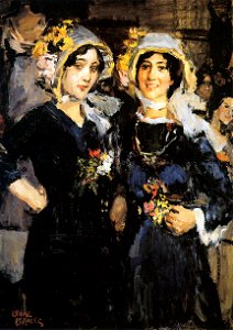 Israels-Isaac-Two-women-Chatherinettes-Paris-Sun