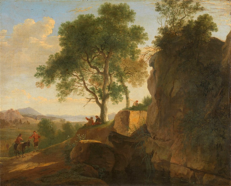 Italiaans landschap Rijksmuseum SK-A-2497