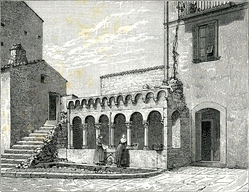 Isernia fontana fraterna xilografia