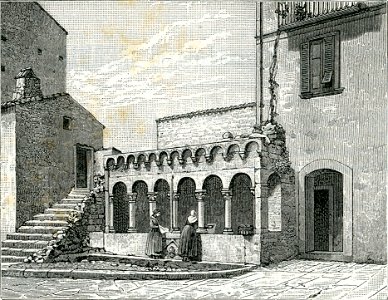 Isernia fontana fraterna xilografia