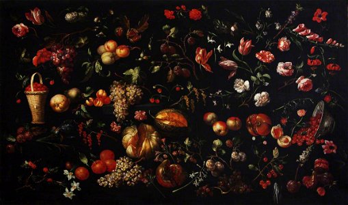 Italian (Roman) School (possibly) - Studies of Flowers and Fruit - 653175 - National Trust