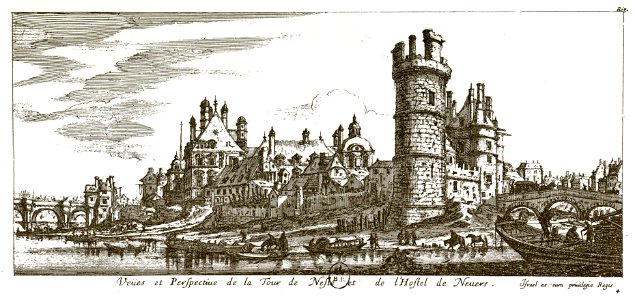 Israël Silvestre, Vues de Paris 130 Veües et Perspective de la Tour de Nesle et de l'Hostel de Nevers