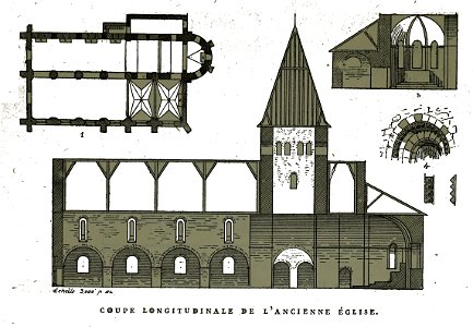 Isle AUmont plans église Fichot 00833