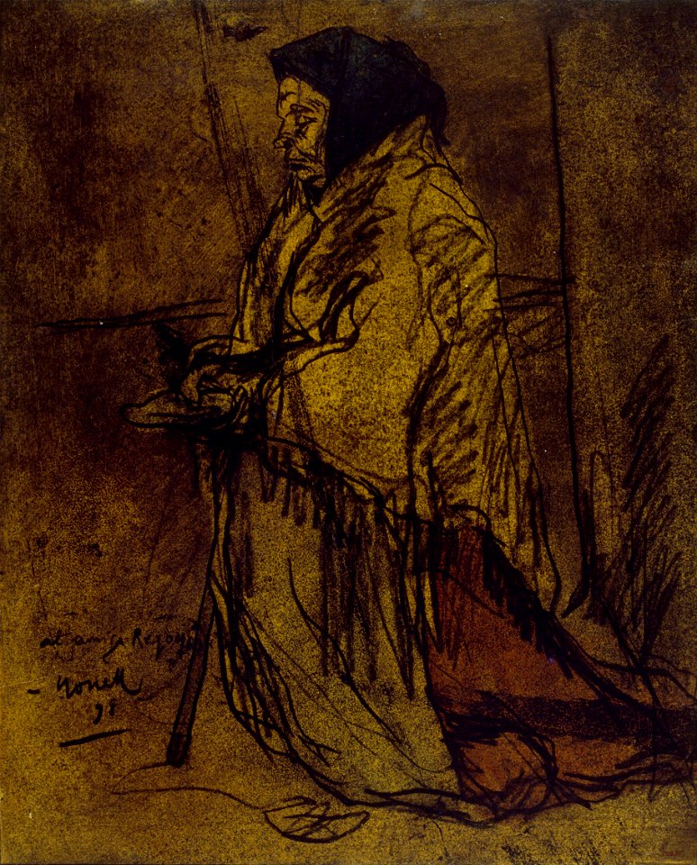 Isidre Nonell - Poor Woman Praying - Google Art Project