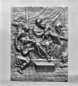 Italian - Devotional Plaque with the Madonna of the Fish - Walters 541708