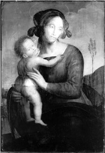 Italian (Umbrian) - Madonna and Child - Google Art Project. Free illustration for personal and commercial use.