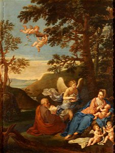 Italian (Genoese) School (possibly) - The Rest on the Flight into Egypt - 609034 - National Trust