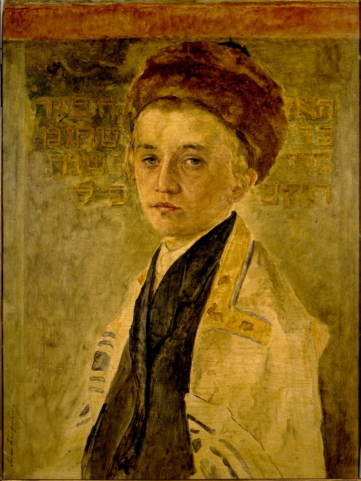 Isidor Kaufmann - Portrait of a Jewish Boy