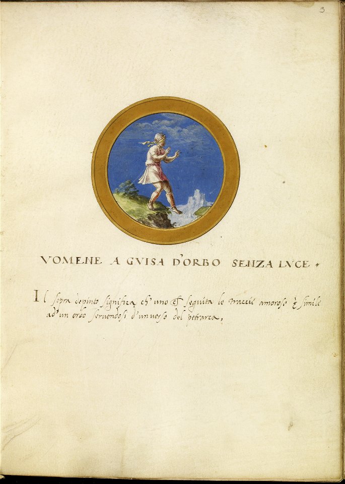 Italian - Love is Blind - Walters W4763R - Open Obverse