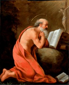 Italian (Emilian) - St Jerome in Penitence - Google Art Project. Free illustration for personal and commercial use.
