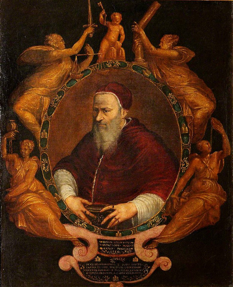 Italian (Roman) School - Allegorical Portrait of Pope Julius III (Giovanni Maria de' Ciocchi del Monte) (1487–1555) - 608978 - National Trust