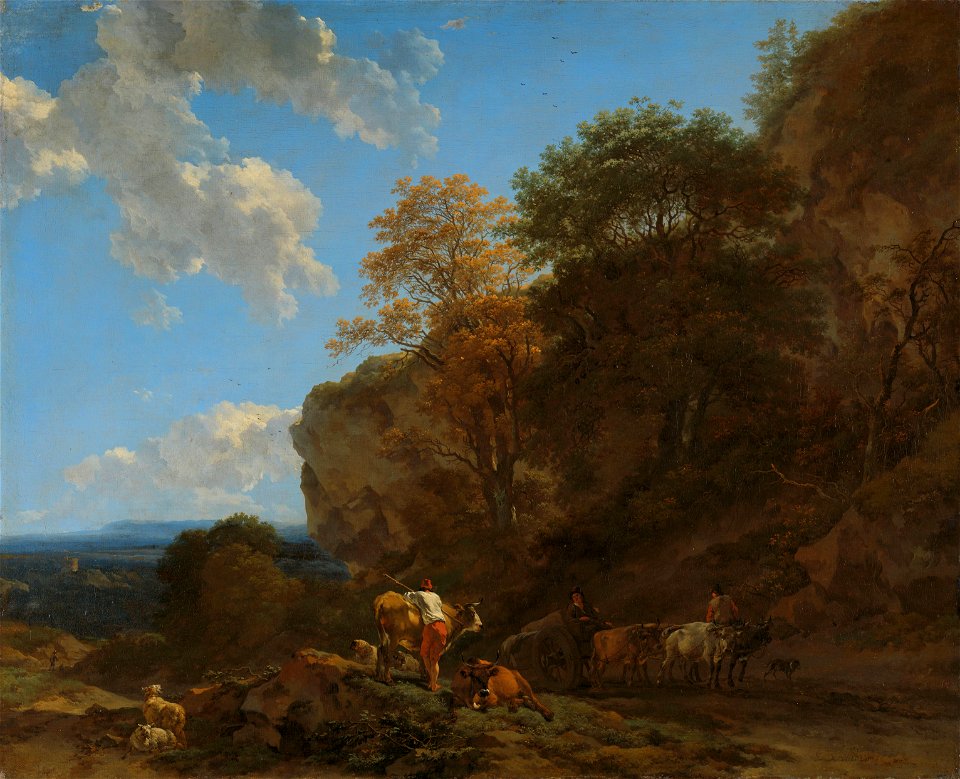 Italiaans landschap Rijksmuseum SK-A-2317