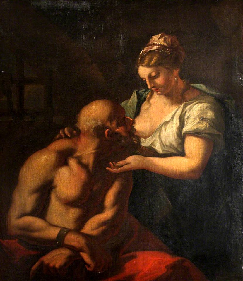 Italian (Venetian) School - Cimon and Pero (The Roman Charity) - 1151360 - National Trust
