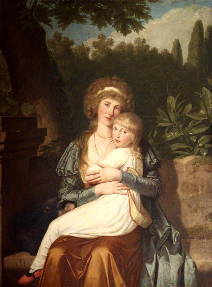 Italian (Florentine) School - Elizabeth Drummond (d.1818), Lady Hervey, and Her Daughter Elizabeth Catherine Caroline Hervey (1780 - 851739 - National Trust