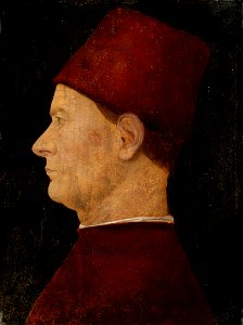 Italian School, Ferrarese (c. 1470-80) - Portrait of a Man with a Red Hat 1470s, RCIN 406136