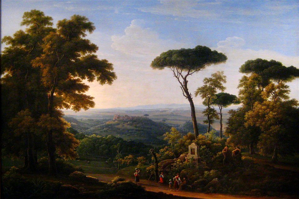 Italian landscape by F.Matveev (1819, GTG)