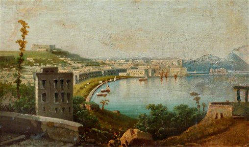 Italian (Neapolitan) School - View of the Bay of Naples, with the Chiaia - 1430458 - National Trust