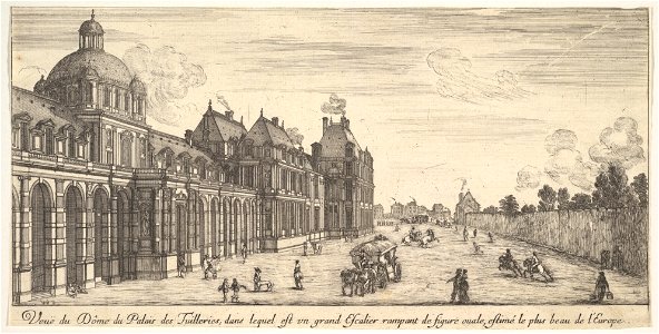 Israel Silvestre, Veuë du Dôme du Palais des Tuilleries - Metropolitan Museum of Art
