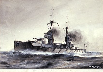 Italian battleship Conte de Cavour RMG PU6327